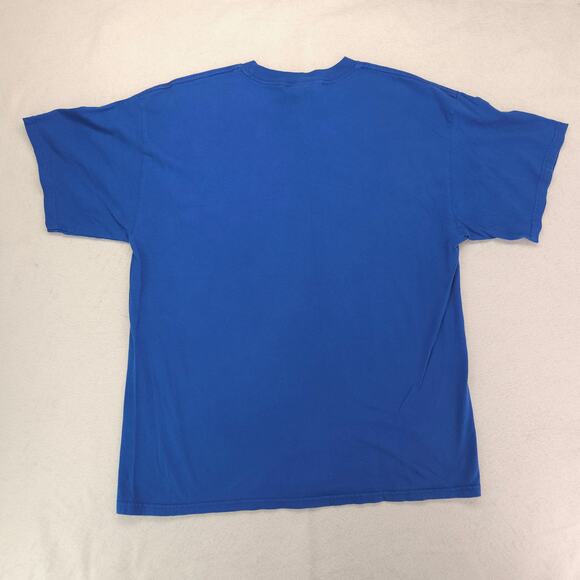 M&Ms Graphic Casual Short Sleeve Crew Neck T Shirt Mens Size Extra Large XL Blue - Picture 9 of 9